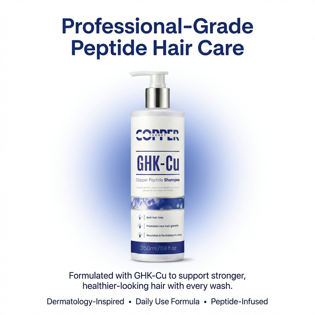 Gentle copper peptide shampoo for scalp support