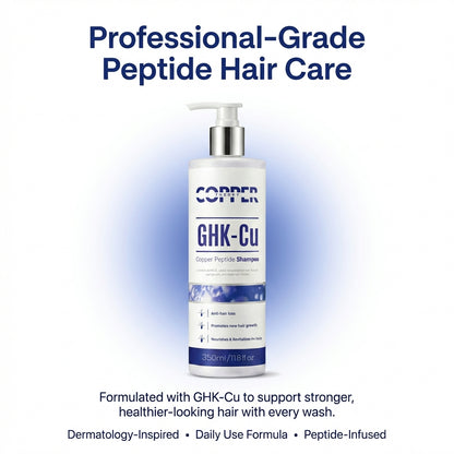 Gentle copper peptide shampoo for scalp support