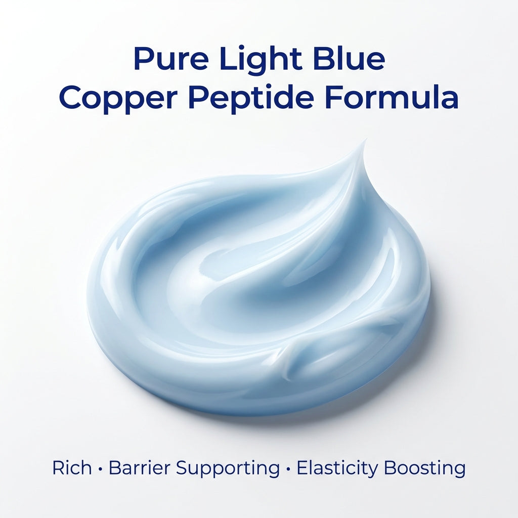 Texture of lightweight copper peptide moisturiser