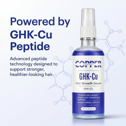 Close-up of copper peptide scalp spray mist nozzle